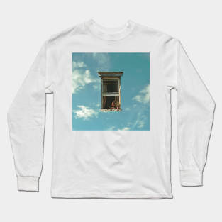 Lilly - Surreal/Collage Art Long Sleeve T-Shirt